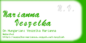 marianna veszelka business card